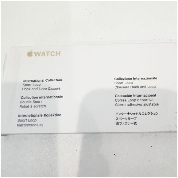 Apple Watch Watchband International Collection US Sport Loop Blue White Red NEW - Picture 8 of 10